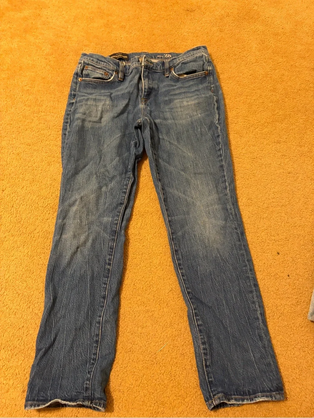 J. Crew Women's Medium Blue Straight-Leg Jeans